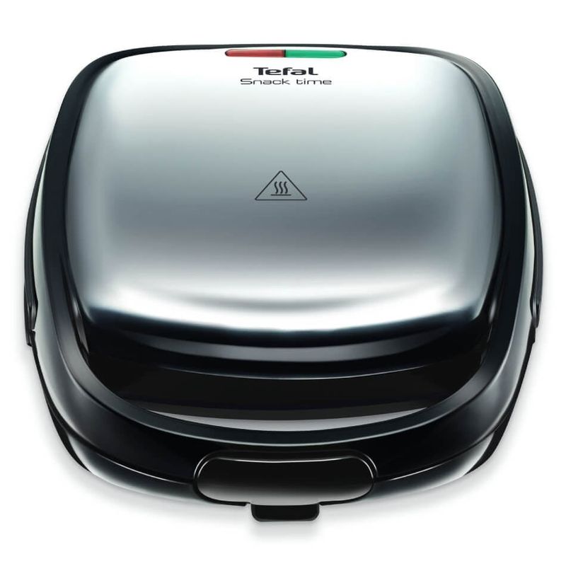 Electronice si Electrocasnice - Electrocasnice bucatarie - Preparare paine - Sandwich-maker - Sandwich maker Tefal Snack Time 2 in 1 SW341D12, 700W, 2 seturi de placi detasabile antiaderente, maner izolat termic - Infinity.ro