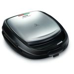 Electronice si Electrocasnice - Electrocasnice bucatarie - Preparare paine - Sandwich-maker - Sandwich maker Tefal Snack Time 2 in 1 SW341D12, 700W, 2 seturi de placi detasabile antiaderente, maner izolat termic - Infinity.ro