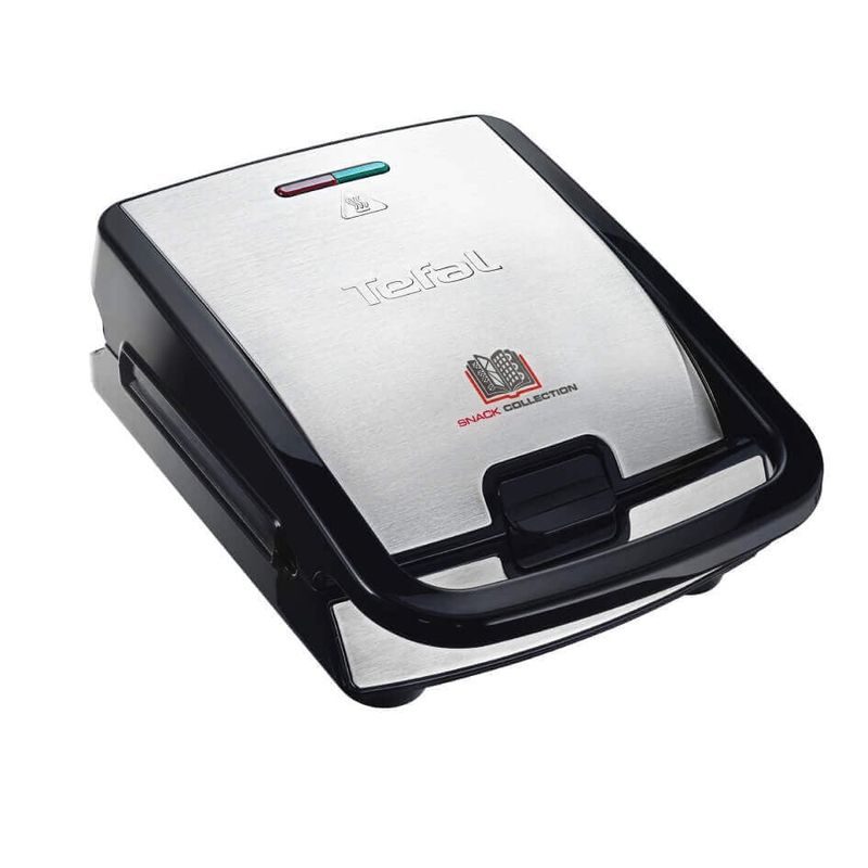 Electronice si Electrocasnice - Electrocasnice bucatarie - Preparare paine - Sandwich-maker - Sandwich maker multifunctional Tefal Snack Collection 4 in 1 SW854D16, 700W, 4 seturi de placi incluse, invelis - Infinity.ro