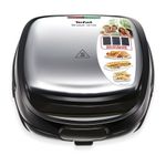 Electronice si Electrocasnice - Electrocasnice bucatarie - Preparare paine - Sandwich-maker - Sandwich maker multifunctional 3in1 SNACK TIME SW342D38, 3 placi, indicator sfarsit preincalzire, maner izolat - Infinity.ro