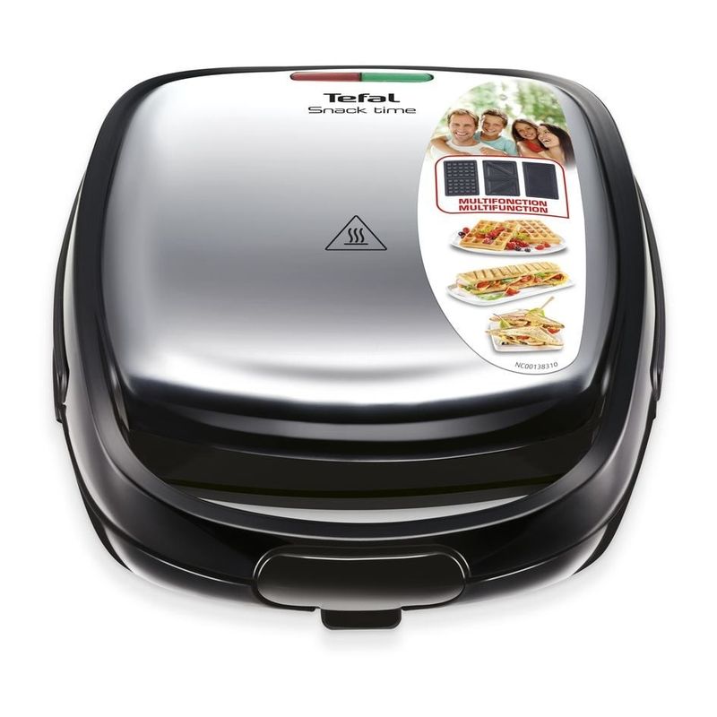 Electronice si Electrocasnice - Electrocasnice bucatarie - Preparare paine - Sandwich-maker - Sandwich maker multifunctional 3in1 SNACK TIME SW342D38, 3 placi, indicator sfarsit preincalzire, maner izolat - Infinity.ro