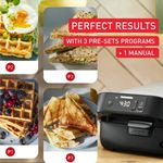 Electronice si Electrocasnice - Electrocasnice bucatarie - Preparare paine - Sandwich-maker - Sandwich maker Tefal Snack Collection Precision SW872BF0, 700 W, termostat reglabil, invelis antiaderent, 2 seturi de - Infinity.ro