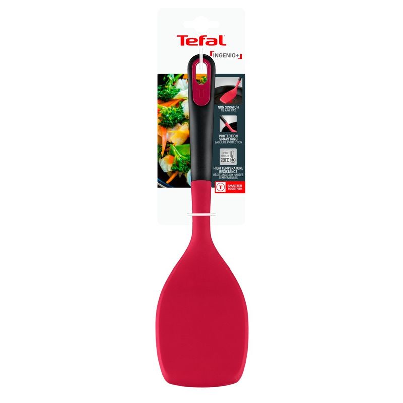 Casa si Gradina - Bucatarie si vesela - Ustensile bucatarie - Pensule, spatule si teluri bucatarie - Spatula flexibila Tefal Ingenio+ K1984834, rezistenta la temperaturi inalte, compatibilitate cu masina de spalat vase - Infinity.ro