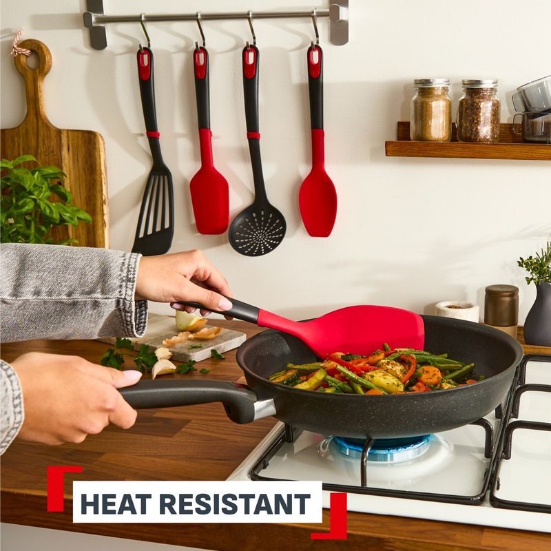 Casa si Gradina - Bucatarie si vesela - Ustensile bucatarie - Pensule, spatule si teluri bucatarie - Spatula flexibila Tefal Ingenio+ K1984834, rezistenta la temperaturi inalte, compatibilitate cu masina de spalat vase - Infinity.ro