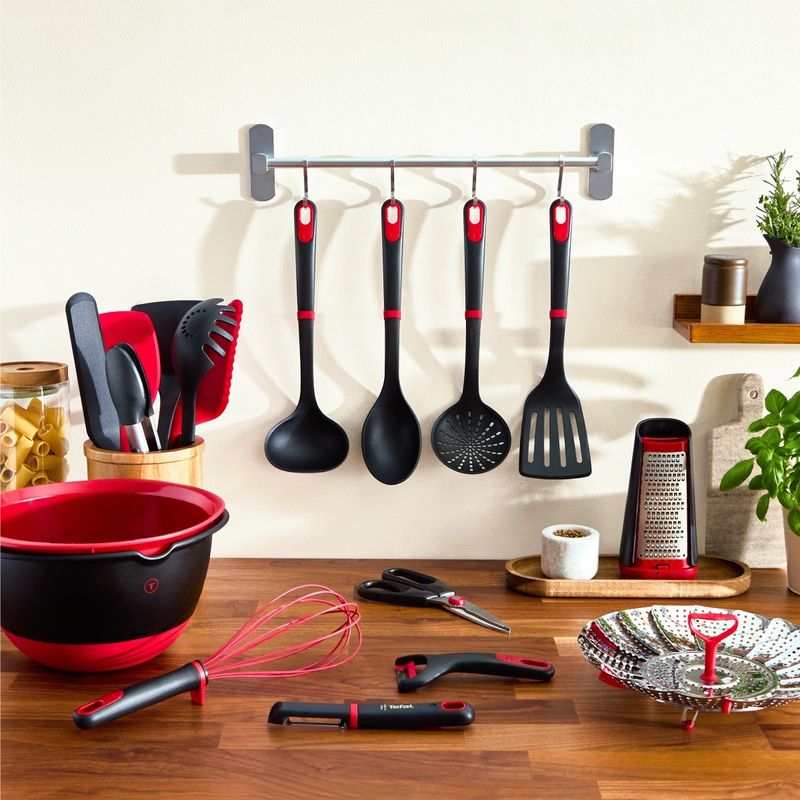 Casa si Gradina - Bucatarie si vesela - Ustensile bucatarie - Polonice, linguri si clesti de bucatarie - Lingura pentru paste Tefal Ingenio+ K1980234, plastic, rezistenta la temperaturi inalte, compatibilitate cu masina de - Infinity.ro