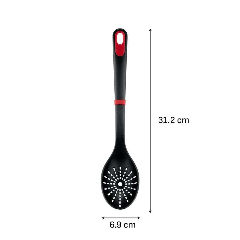 Casa si Gradina - Bucatarie si vesela - Ustensile bucatarie - Polonice, linguri si clesti de bucatarie - Lingura pentru strecurat Tefal Ingenio K1980634, rezistenta la temperaturi inalte, compatibilitate cu masina de spalat - Infinity.ro