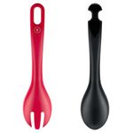 Casa si Gradina - Bucatarie si vesela - Ustensile bucatarie - Polonice, linguri si clesti de bucatarie - Cleste pentru salata Tefal Ingenio+ K1991434, plastic, sistem de blocare, design stivuibil, compatibilitate cu masina - Infinity.ro
