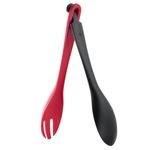 Casa si Gradina - Bucatarie si vesela - Ustensile bucatarie - Polonice, linguri si clesti de bucatarie - Cleste pentru salata Tefal Ingenio+ K1991434, plastic, sistem de blocare, design stivuibil, compatibilitate cu masina - Infinity.ro