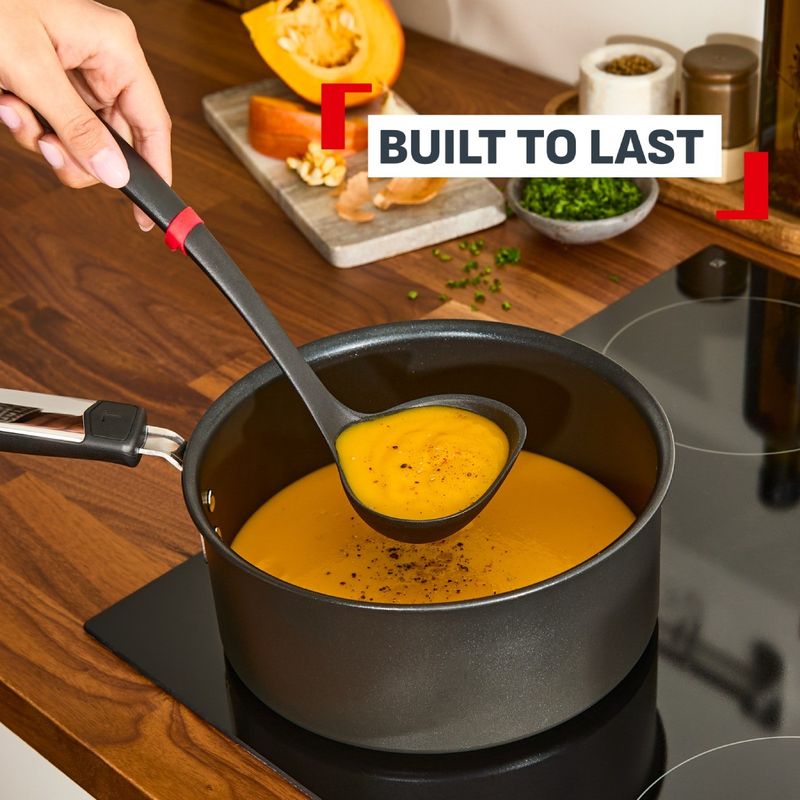 Casa si Gradina - Bucatarie si vesela - Ustensile bucatarie - Polonice, linguri si clesti de bucatarie - Polonic Tefal Ingenio+ K1980434, rezistenta la temperaturi inalte, compatibilitate cu masina de spalat vase, plastic - Infinity.ro
