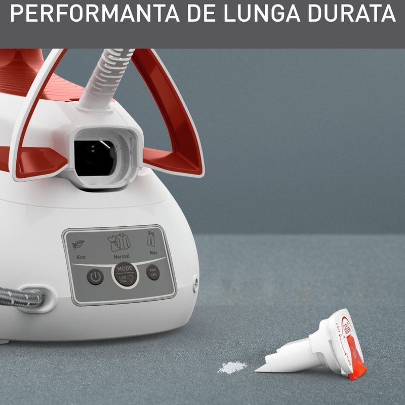 Electronice si Electrocasnice - Ingrijirea tesaturilor - Statii de calcat - Statie de calcat cu abur Tefal Express Power SV8110E0, 2800W, rezervor detasabil 1.8L, presiune 6.3 bari, colector - Infinity.ro