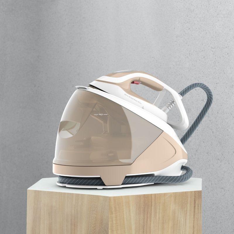 Electronice si Electrocasnice - Ingrijirea tesaturilor - Statii de calcat - Statie de calcat cu abur Tefal Pro Express Eco GV9E22E0, 2200W, 7.6 bari, jet de abur 550 g/min, abur variabil pana la - Infinity.ro
