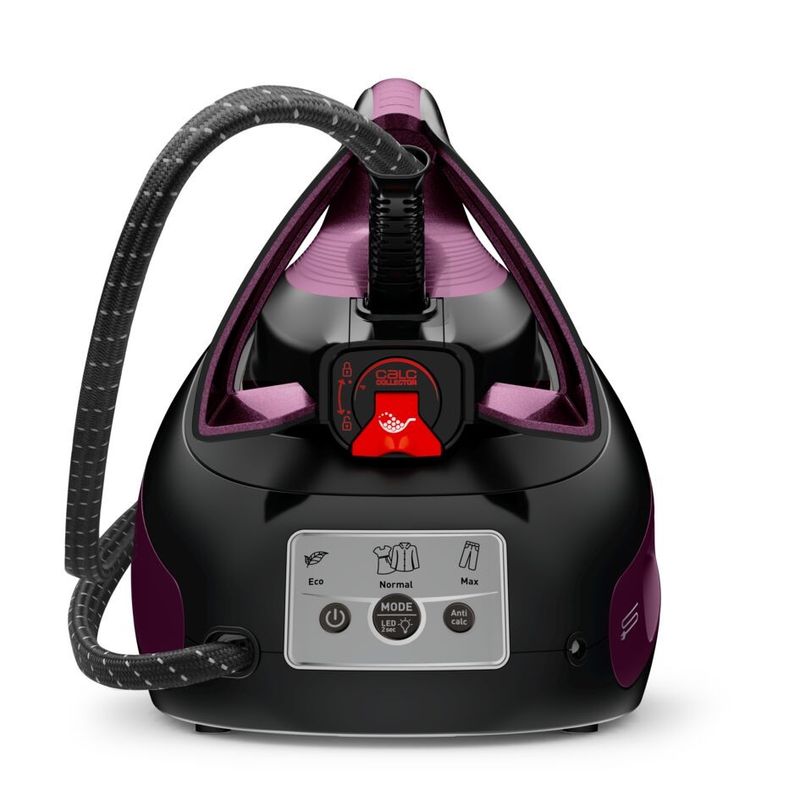 Electronice si Electrocasnice - Ingrijirea tesaturilor - Statii de calcat - Statie de calcat cu abur Tefal Express Vision SV8152E0, jet de abur 480 g/min, 6.9 bari presiune, putere 2800 W, talpa - Infinity.ro