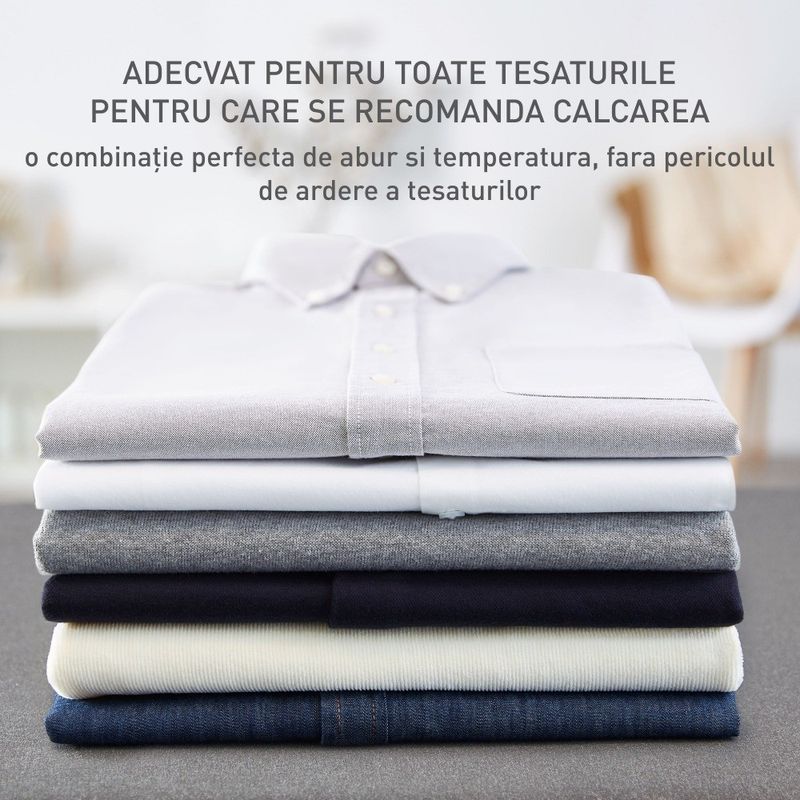 Electronice si Electrocasnice - Ingrijirea tesaturilor - Statii de calcat - Statie de calcat cu abur Tefal Pro Express Eco GV9E22E0, 2200W, 7.6 bari, jet de abur 550 g/min, abur variabil pana la - Infinity.ro