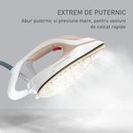 Electronice si Electrocasnice - Ingrijirea tesaturilor - Statii de calcat - Statie de calcat cu abur Tefal Pro Express Eco GV9E22E0, 2200W, 7.6 bari, jet de abur 550 g/min, abur variabil pana la - Infinity.ro