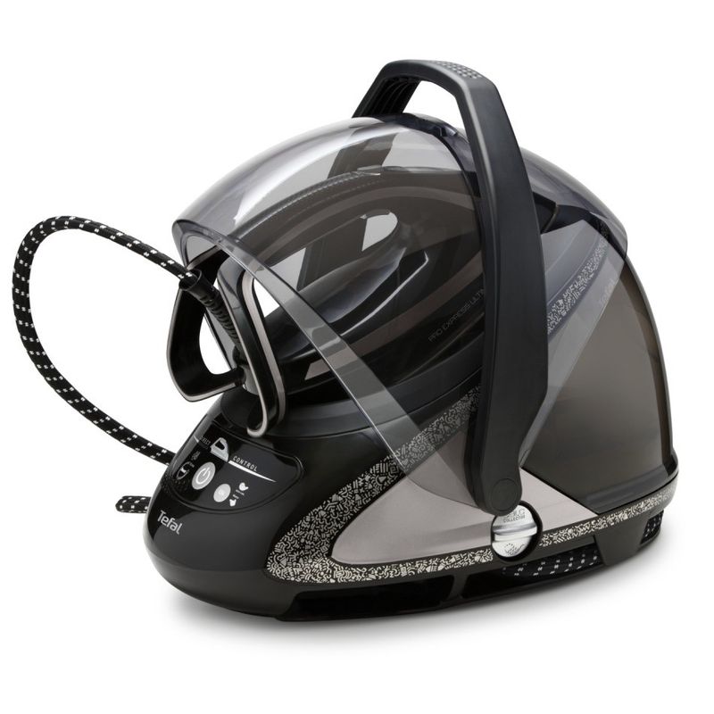 Electronice si Electrocasnice - Ingrijirea tesaturilor - Statii de calcat - Statie de calcat de inalta presiune Tefal Pro Express Ultimate+ GV9620E0, 2600W, 8 bari, abur variabil 0 - 180 g/min - Infinity.ro