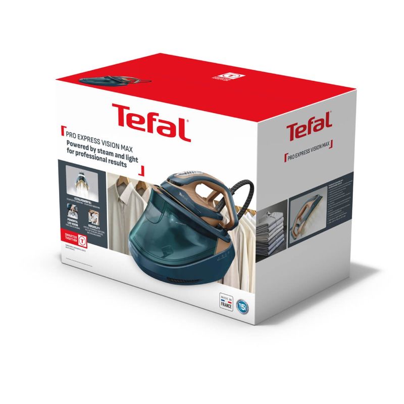 Electronice si Electrocasnice - Ingrijirea tesaturilor - Statii de calcat - Statie de calcat de inalta presiune Tefal Pro Express Vision Max GV9920E0, 3000W, 9 bari, abur variabil 0 - 215 g/min - Infinity.ro