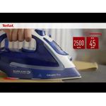 Electronice si Electrocasnice - Ingrijirea tesaturilor - Fiare de calcat - Fier de calcat cu abur Tefal EASYGLISS PLUS FV5715E0, 2400 W, jet de abur 190 g/minut, abur variabil 45 g/min - Infinity.ro