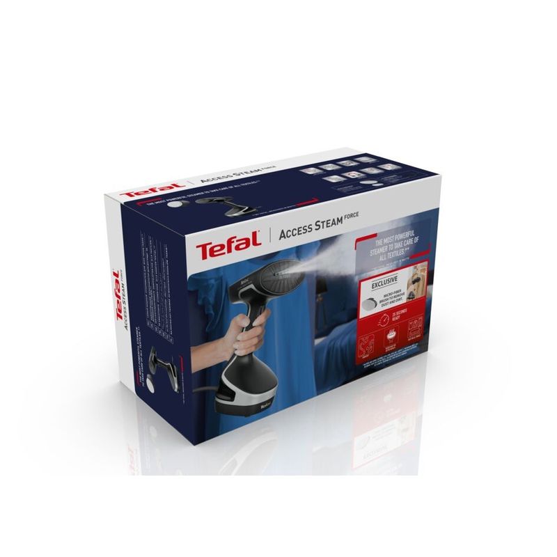 Electronice si Electrocasnice - Ingrijirea tesaturilor - Aparate de calcat cu aburi - Aparat de calcat vertical cu abur Access Steam 2 in 1 TEFAL DT8270E1, 2000 W, jet de abur 90 g/min, functie AUTO OFF - Infinity.ro