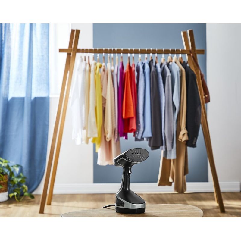 Electronice si Electrocasnice - Ingrijirea tesaturilor - Aparate de calcat cu aburi - Aparat de calcat vertical cu abur Access Steam 2 in 1 TEFAL DT8270E1, 2000 W, jet de abur 90 g/min, functie AUTO OFF - Infinity.ro