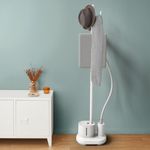 Electronice si Electrocasnice - Ingrijirea tesaturilor - Aparate de calcat cu aburi - Aparat de calcat vertical cu abur Tefal Origin Home IT3280E1, 2000 W, incalzire in 45 secunde, 1,4 L, abur variabil 42 - Infinity.ro