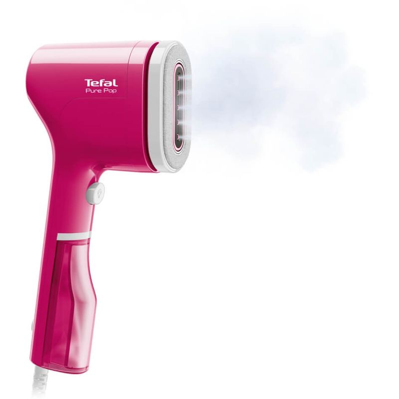 Electronice si Electrocasnice - Ingrijirea tesaturilor - Aparate de calcat cu aburi - Aparat de calcat vertical cu abur Tefal Pure Pop DT2023F0, 1300 W, abur variabil pana la 20g/min, recipient apa 70 ml - Infinity.ro