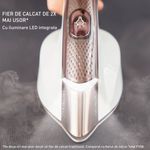 Electronice si Electrocasnice - Ingrijirea tesaturilor - Aparate de calcat cu aburi - Aparat de calcat vertical cu abur Tefal Ixeo Vision QT1811E0, 2200 W, jet de abur 200 g/min, abur variabil 80 g/min - Infinity.ro