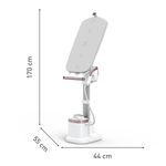 Electronice si Electrocasnice - Ingrijirea tesaturilor - Aparate de calcat cu aburi - Aparat de calcat vertical cu abur Tefal Ixeo Vision QT1811E0, 2200 W, jet de abur 200 g/min, abur variabil 80 g/min - Infinity.ro