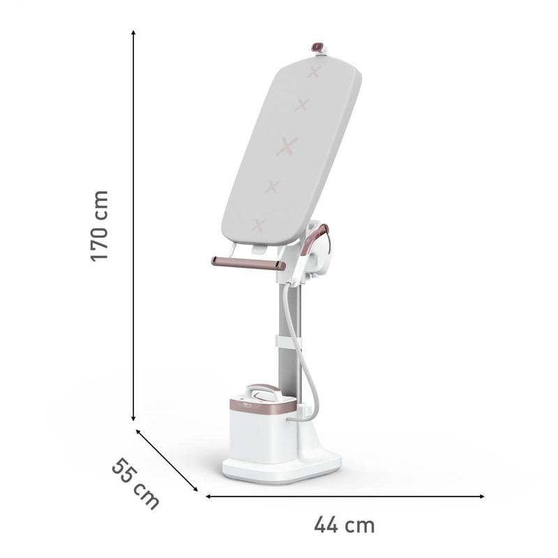 Electronice si Electrocasnice - Ingrijirea tesaturilor - Aparate de calcat cu aburi - Aparat de calcat vertical cu abur Tefal Ixeo Vision QT1811E0, 2200 W, jet de abur 200 g/min, abur variabil 80 g/min - Infinity.ro