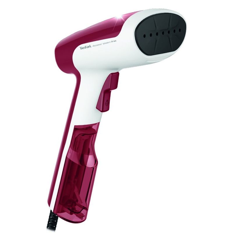 Electronice si Electrocasnice - Ingrijirea tesaturilor - Aparate de calcat cu aburi - Aparat de calcat vertical Tefal Access Steam First DT6132E0, 1300W, cu abur 20 g/min, rezervor 70 ml si oprire - Infinity.ro