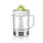 Electronice si Electrocasnice - Electrocasnice bucatarie - Preparare bauturi - Storcatoare de fructe - Storcator de fructe HAEGER SUPER JUICE, Capacitate 1.2L, Putere 40W, Bidirectional, Selector Pulpa, Alb - Infinity.ro