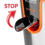 Electronice si Electrocasnice - Electrocasnice bucatarie - Preparare bauturi - Storcatoare de fructe - Storcator de fructe HAEGER PRO JUICE 600, Corp din inox, Putere 600W, Sistem anti-picurare, Functionare silentioasa - Infinity.ro
