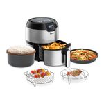 Casa si Gradina - Bucatarie si vesela - Vase pentru gatit - Tavi copt - Set 4 accesorii Tefal XA113010, 20 cm, compatibile cu friteuzele Easy Fry XXL, tava pentru pizza, vas pentru copt - Infinity.ro