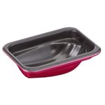 Casa si Gradina - Bucatarie si vesela - Vase pentru gatit - Tavi copt - Set 3 forme CreaBake madlene J3079904, invelis antiaderent, aluminiu, 8.3 x 6.5 cm, roz - Infinity.ro