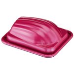 Casa si Gradina - Bucatarie si vesela - Vase pentru gatit - Tavi copt - Set 3 forme CreaBake madlene J3079904, invelis antiaderent, aluminiu, 8.3 x 6.5 cm, roz - Infinity.ro