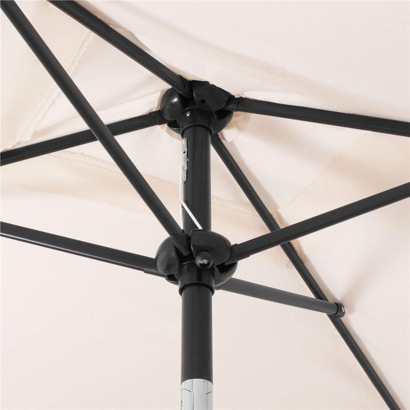 Casa si Gradina - Gradina si terasa - Umbrele si pavilioane - Umbrele - Umbrela terasa sau gradina reglabila, inclinare 2 directii, protectie UV UPF 50+, 195x122 cm, ecru - Infinity.ro