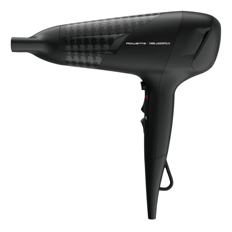 Ingrijire personala si Cosmetice - Aparate & accesorii ingrijire personala - Hair styling - Uscatoare de par - Uscator de par Rowenta x Karl Lagerfeld Studio Dry CV581LF0, 2100W, Tehnologie Effiwatts, 6 trepte de viteza si - Infinity.ro