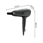 Ingrijire personala si Cosmetice - Aparate & accesorii ingrijire personala - Hair styling - Uscatoare de par - Uscator de par Rowenta x Karl Lagerfeld Studio Dry CV581LF0, 2100W, Tehnologie Effiwatts, 6 trepte de viteza si - Infinity.ro