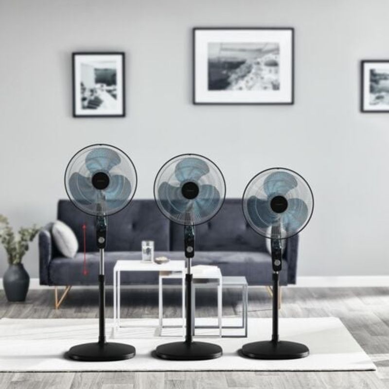 Electronice si Electrocasnice - Climatizare si sisteme de incalzire - Aparate racire aer - Ventilatoare - Ventilator cu picior Essential+ VU4420F2, putere 60 W, protectie impotriva tantarilor, 3 trepte de viteza, consum redus - Infinity.ro