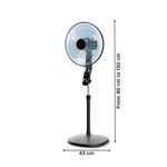 Electronice si Electrocasnice - Climatizare si sisteme de incalzire - Aparate racire aer - Ventilatoare - Ventilator cu picior Essential+ VU4420F2, putere 60 W, protectie impotriva tantarilor, 3 trepte de viteza, consum redus - Infinity.ro
