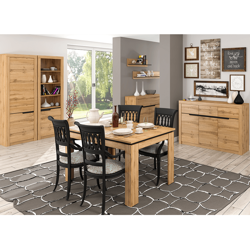 Casa si Gradina - Mobilier - Dulapuri si sifoniere - Dulapuri - Dulap cu polite V1, stejar wotan, dreapta, TORONTA - Infinity.ro