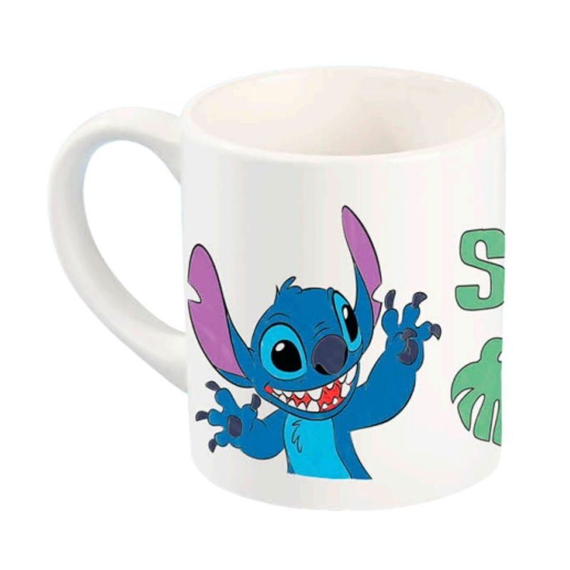 Jucarii, Copii si Bebe - Jucarii si jocuri - Jucarii & jocuri educative - Seturi pictura si desen - Set creativ, Stitch, cana ceramica de pictat cu vopsele si pensula, Totum, 4+ ani - Infinity.ro