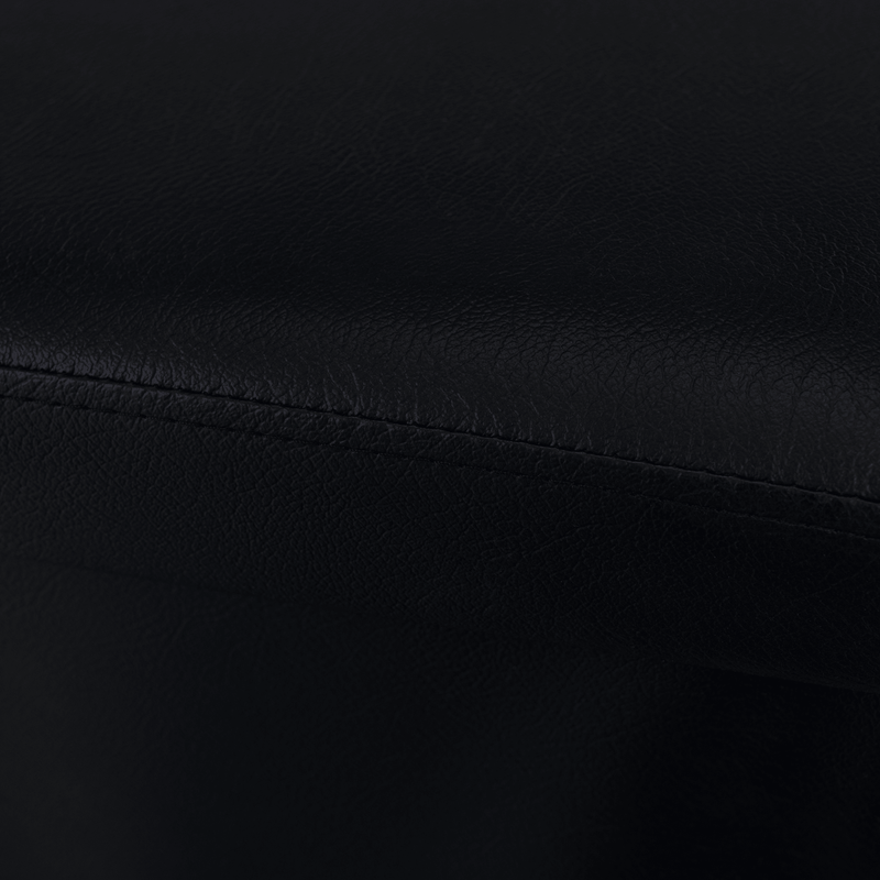 Casa si Gradina - Mobilier - Scaune si fotolii - Tabureti - Taburet pliabil, piele eco neagra, TELA NEW - Infinity.ro