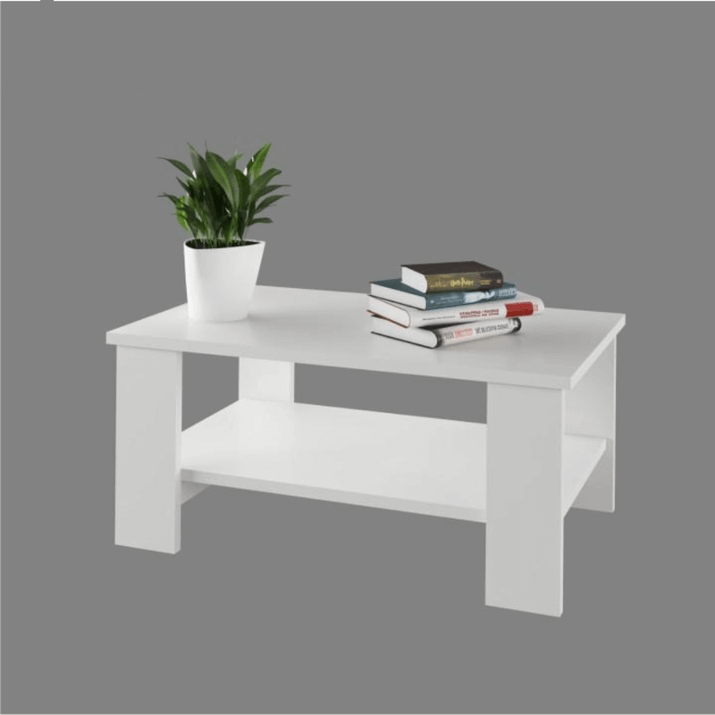 Casa si Gradina - Mobilier - Mese si birouri - Masute de cafea - Masuta de cafea, alba, BERNARDO - Infinity.ro