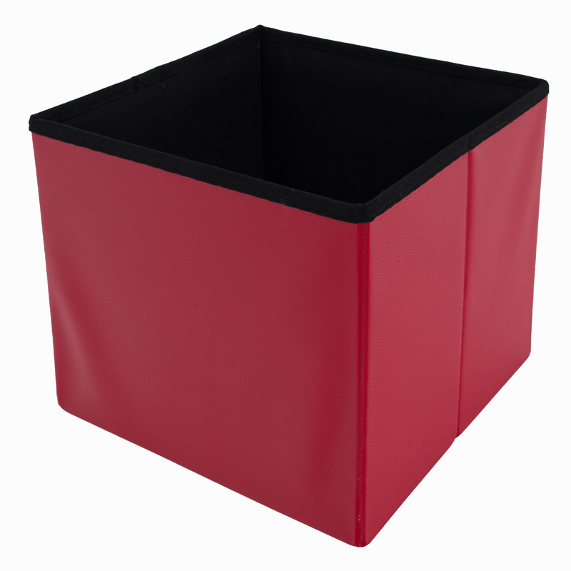 Casa si Gradina - Mobilier - Scaune si fotolii - Tabureti - Taburet pliabil, piele eco rosie, TELA NEW - Infinity.ro