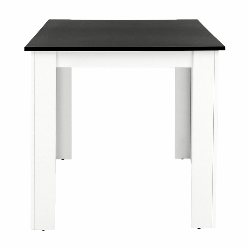 Casa si Gradina - Mobilier - Mese si birouri - Mese bucatarie si dining - Masa dining, alb/negru, 120x80 cm, KRAZ - Infinity.ro