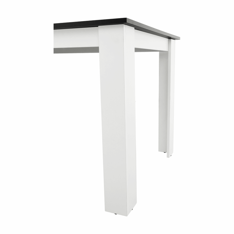 Casa si Gradina - Mobilier - Mese si birouri - Mese bucatarie si dining - Masa dining, alb/negru, 120x80 cm, KRAZ - Infinity.ro