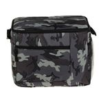 Sport si Outdoor - Camping - Bucatarie de camping - Cutii si genti frigorifice - Geanta Izoterma pentru alimente, Capacitate 16L, 31x21x25cm, Gri Camuflaj - Infinity.ro