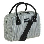 Sport si Outdoor - Camping - Bucatarie de camping - Cutii si genti frigorifice - Geanta izoterma pentru alimente, Capacitate 7L, Model Gri Bleu Aztec "Good Day" - Infinity.ro
