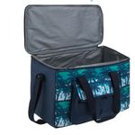 Sport si Outdoor - Camping - Bucatarie de camping - Cutii si genti frigorifice - Geanta Izoterma pentru alimente, Capacitate mare 28L, Dimensiune 42x23x29cm, Albastru-Turcoaz - Infinity.ro