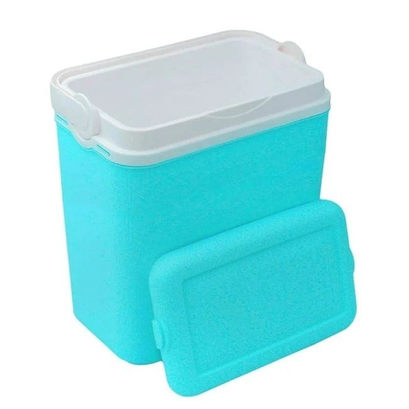 Sport si Outdoor - Camping - Bucatarie de camping - Cutii si genti frigorifice - Lada frigorifica pentru camping si plaja, Capacitate 12L, Turcoaz - Infinity.ro